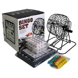 JUEGO DE BINGO FAMILIAR+18 CARTONES