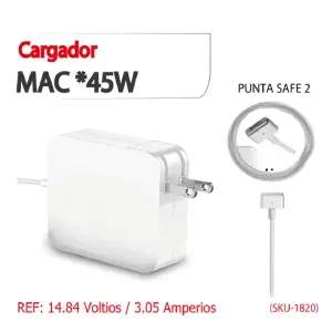 Cargador para portátil MAC de 45W SAFE2