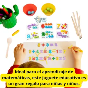 Juego Montessori Educativo Matemáticas