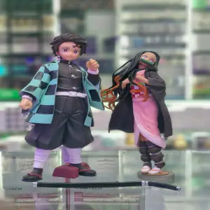 FIGURAS NEZUKO TANJIRO DEMON SLAYER 15CM