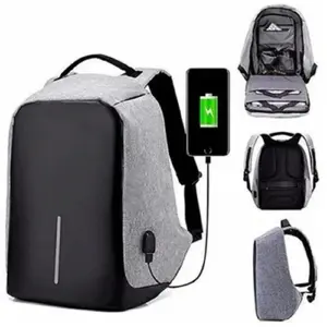 Maleta Antirrobo Mochila Seguridad Gris