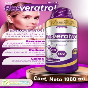 RESVERATROL 1000ML: El Secreto de la Juventud - RESVERTROL 1000ML