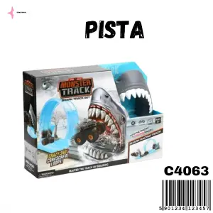 PISTA TIBURON EN CAJA 2 MODELOS