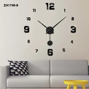 RP-ZH1740-B RELOJ ANÁLOGO ADHESIVO 3D