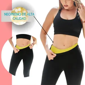 LEGGINS LEVANTA COLA Y FAJA NEOPRENO NEG