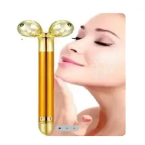 Masajeador Facial 2 En 1 Dorado