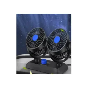 Ventilador Para Carro Doble Cigarrera 12