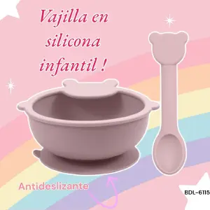 JUEGO PORTA COMIDA INFANTIL GOMA