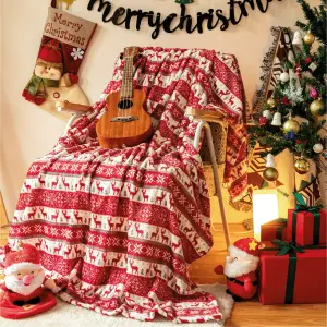 Cobija Estampada Christmas Blanket Reno