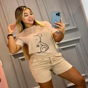 Duo: Bermuda + Camiseta Mujer