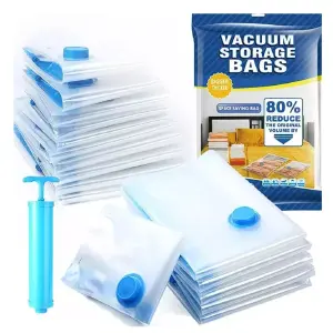 Kit X5 Bolsas Empaque Al Vacio + Bomba