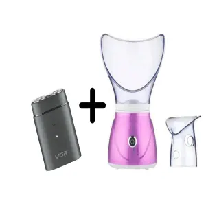Combo Sauna Facial+afeitadora