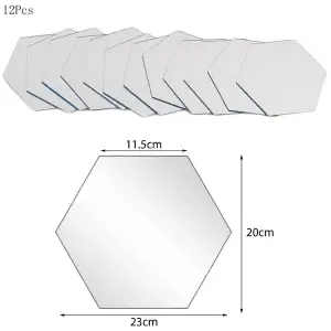 Set X12 Espejo Decorativo Adhesivo 20 CM