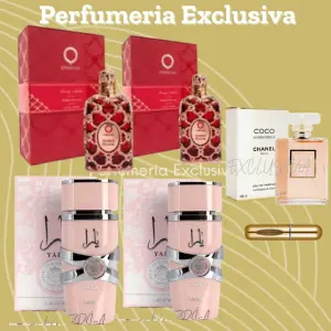 2 Yara+2 orientica roja+ coco channel+pe