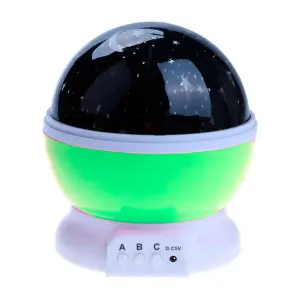Lampara Rotatoria Proyector Cielo Estrel