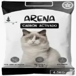 Arena para Gatos Carbón Activado 4.5 kil
