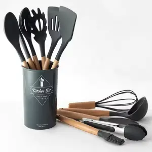 Juego de Utensilios de Cocina Silicona