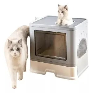 Arenero Para Gato Con Tapa Ventilación B