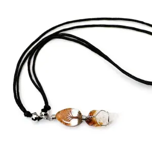 Collar Arbol De La Vida Cuarzo + Estuche