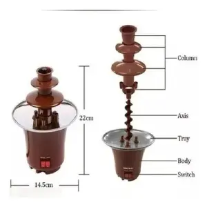 Mini Fuente De Chocolate De 3 Niveles