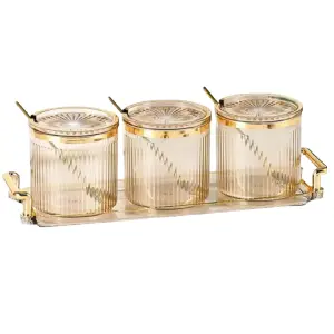 Tarros Especias x3 con Cuchara 108 107
