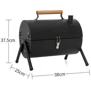 Mini Parrilla Ahumador De Doble Cara BBQ