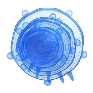 Funda Silicona Tapa Hermético  x 6 pzas
