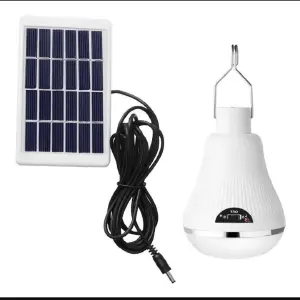 BOMBILLO PANEL SOLAR 20 LED para exterio