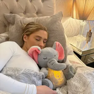Elefante relajante con respiracion