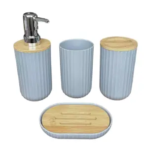 Juego De 4 Piezas De Baño Redondo