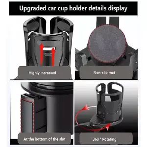 Expansor De Portavasos Doble Para Coche