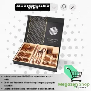 SET DE CUBIERTOS X 24 PIEZAS