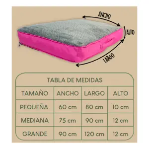 CAMA COLCHON AMAPOLA PARA MASCOTAS