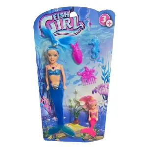 Muñeca Sirena Animales Del Mundo Marino