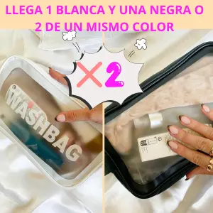Cosmetiqueras WASHBAG X 2 UNIDADES