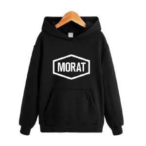 Buzo Buso Hoodie Banda Morat Negro