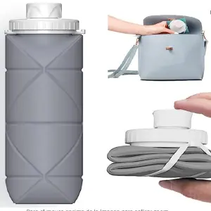 Botilito Termo Botella Silicona Plegable