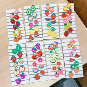MOÑOS PARA NIÑAS EN FORMA DE FRUTICAS