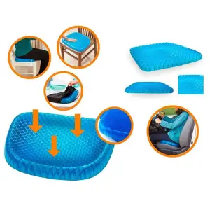 Cojín Silicona Gel Flexible Transpirante