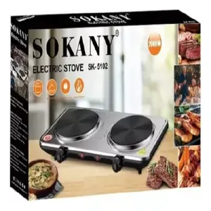 Placa de cocina con alimentación eléctri