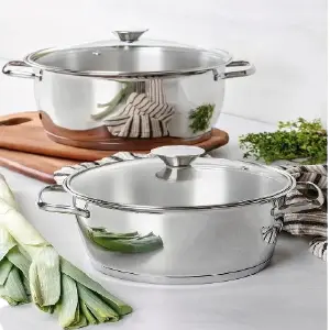 BATERIA 7 PIEZAS TRAMONTINA  ACERO INOX