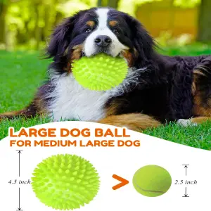 Pelotas chirriantes resistentes de 4.5