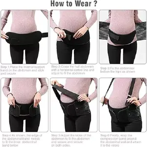 FAJA PARA EMBARAZO CON TIRANTAS