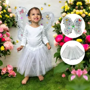 Disfraz Angel Blanco Alas Tutu OF-1500