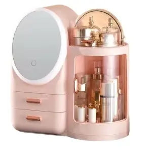 ORGANIZADOR DE MAQUILLAJE CON ESPEJO