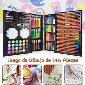 SET DE ARTE CAJA MATALICA