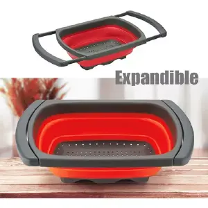 ESCURRIDOR DE ALIMENTOS PLEGABLE