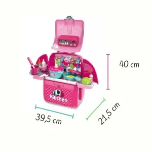 SET DE COCINA MALETA PORTATIL NIÑA 40CM
