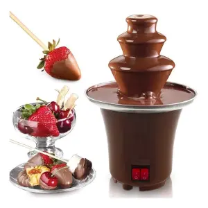 Fuente de chocolate cascada de 3 niveles