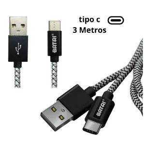 Cable Para Tipo C 3 Metros – Usb A